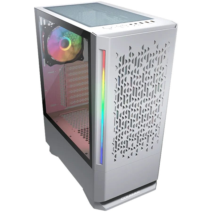 COUGAR Obudowa MX430 Air RGB, Midi Tower, 3x ARGB, Biała thumbnail 2