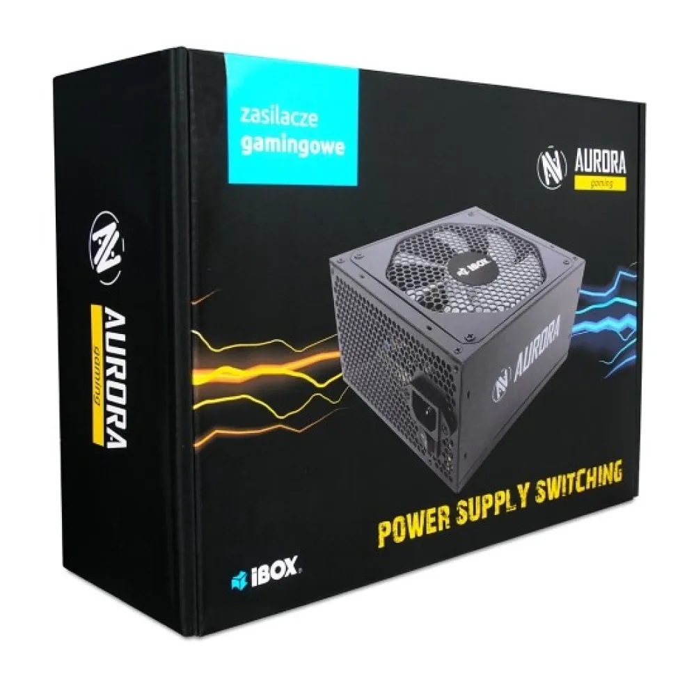 Zasilacz IBOX AURORA 500W 14 CM FAN ZIA500W14CMBOX thumbnail 2