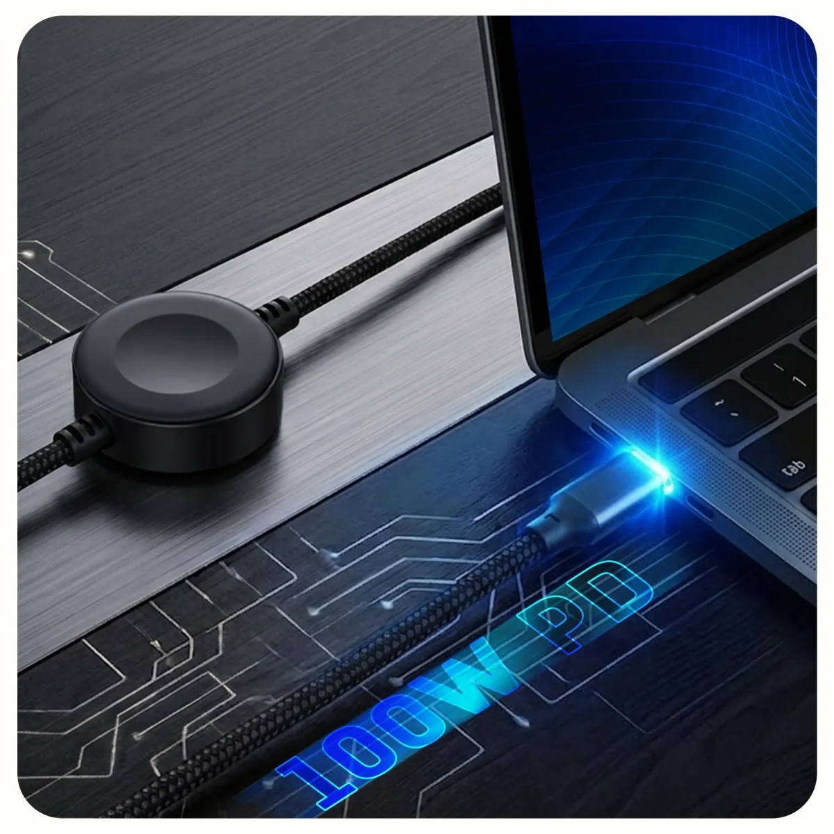 3mk incharge® OmniLink 100W PD Black 1.5m thumbnail 3