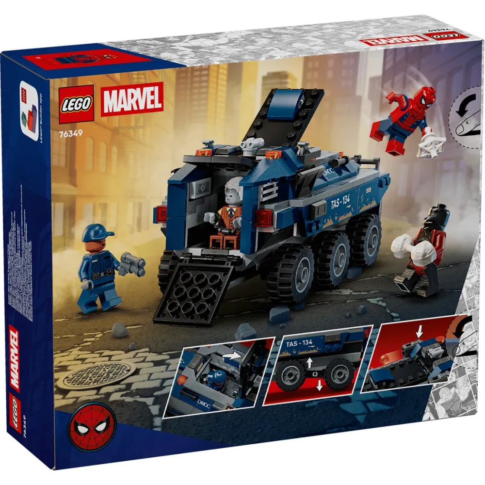 LEGO Marvel Super Heroes 76349 - Poscig Spider-Mana z więźniarką thumbnail 2
