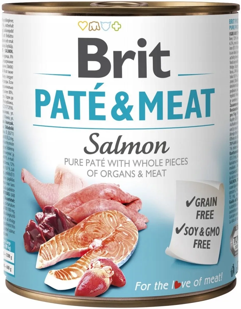 Karma BRIT PATÉ & MEAT MIX 6 smaków 12x800g thumbnail 2
