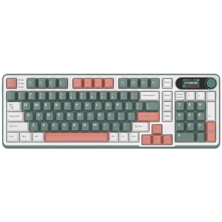 ROYAL KLUDGE RK-S98 Camping Green Gaming Keyboard Beige switch thumbnail 2