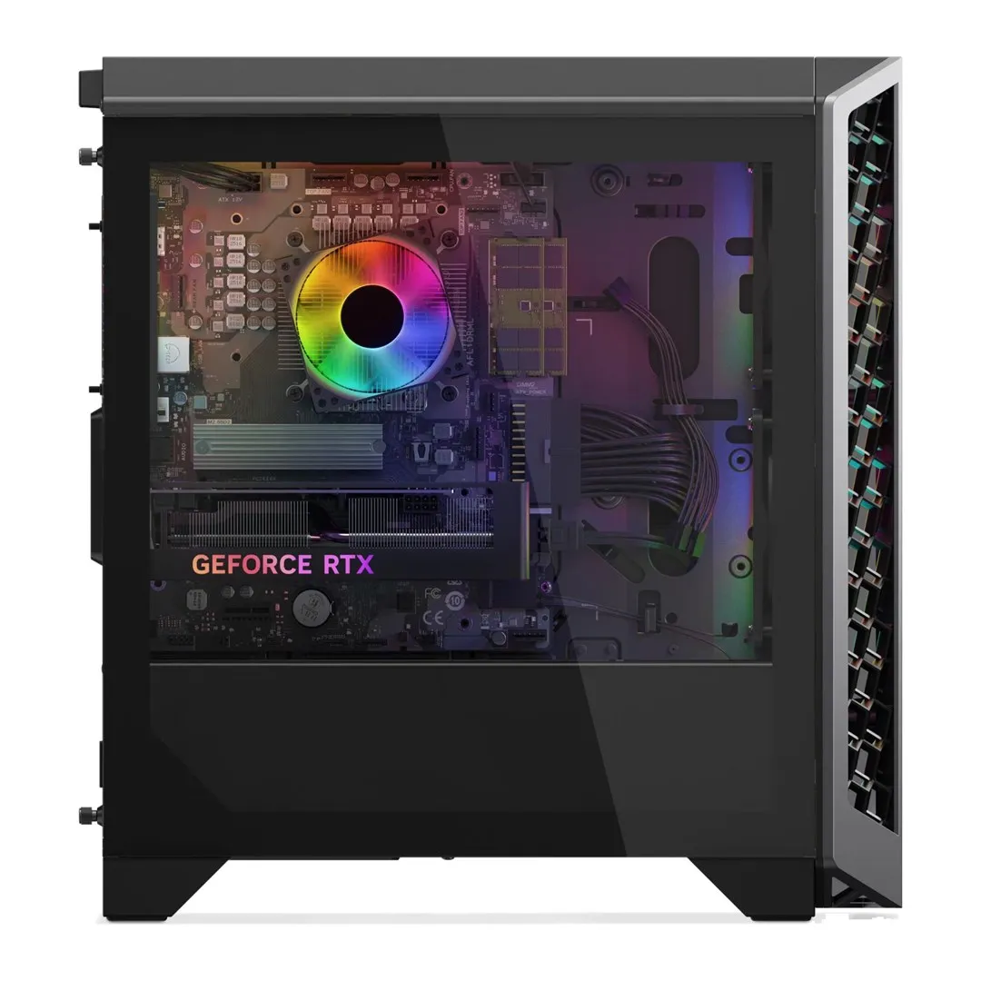 Lenovo LOQ Tower 26ADR10 Ryzen 7 8745HX 32GB DDR5 5200 SSD1TB GeForce RTX 5060Ti  16GB Win11 Luna Grey / Eclipse Black thumbnail 2