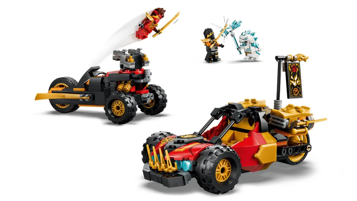 LEGO Ninjago 71864 - Wielofunkcyjne pojazdy Kaia i Cole'a thumbnail 3