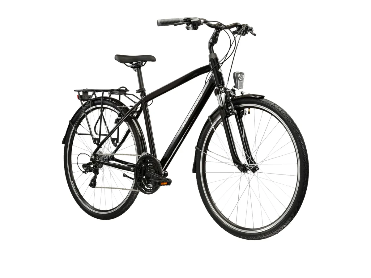 Rower trekkingowy  KROSS Trans 1.0 rozmiar L Czarny thumbnail 2