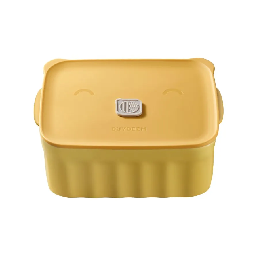 BUYDEEM Ceramiczny pojemnik na żywność 810 ml, CT1006, Mellow Yellow thumbnail 2