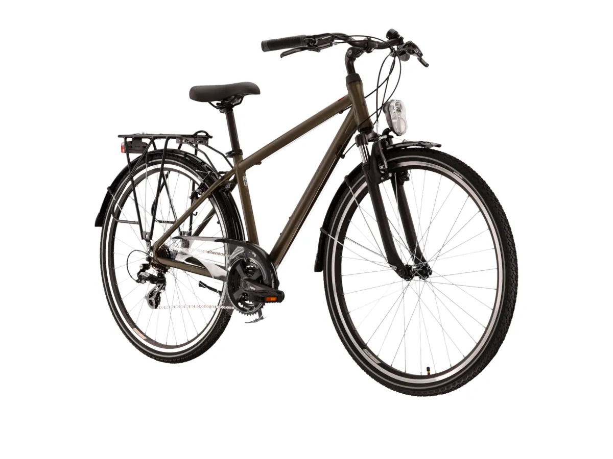 Rower trekkingowy KROSS Trans 2.0 rozmiar S Khaki thumbnail 2