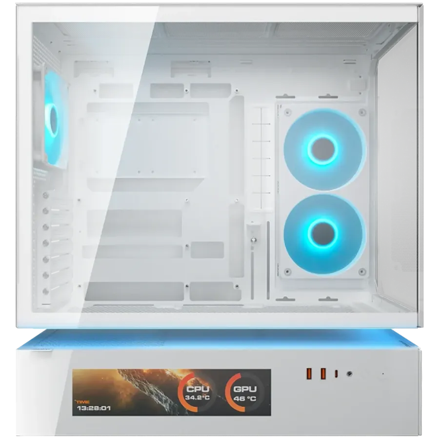 COUGAR CFV235 Vision PC Case, Mid Tower, White thumbnail 3