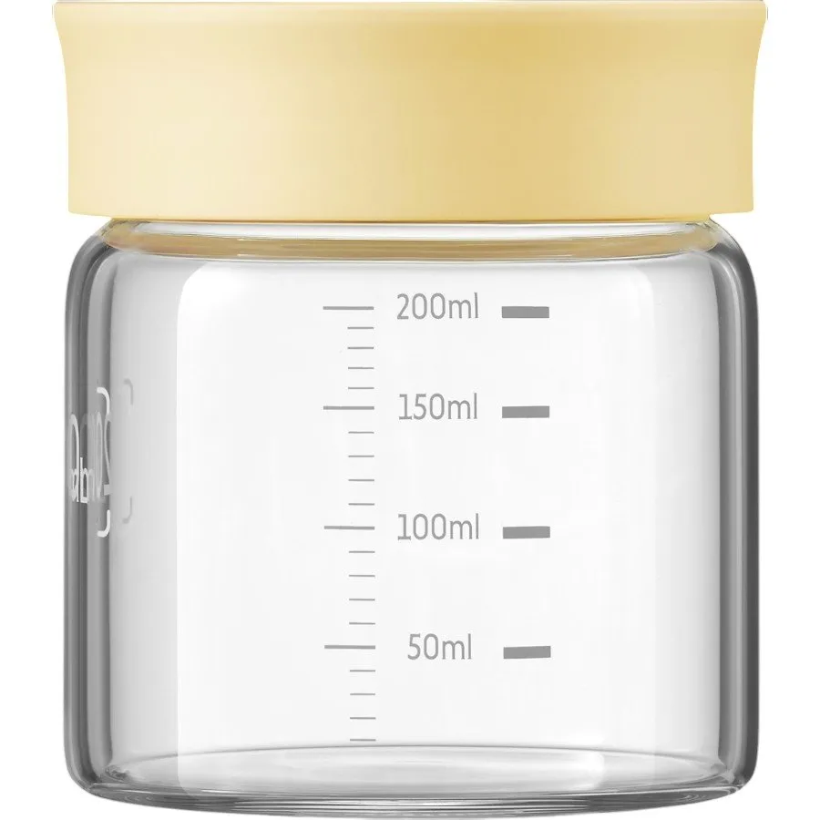 BUYDEEM Szklane słoiczki 200ml z nakrętką wze Yellow Mellow, CS1007/A2 thumbnail 2