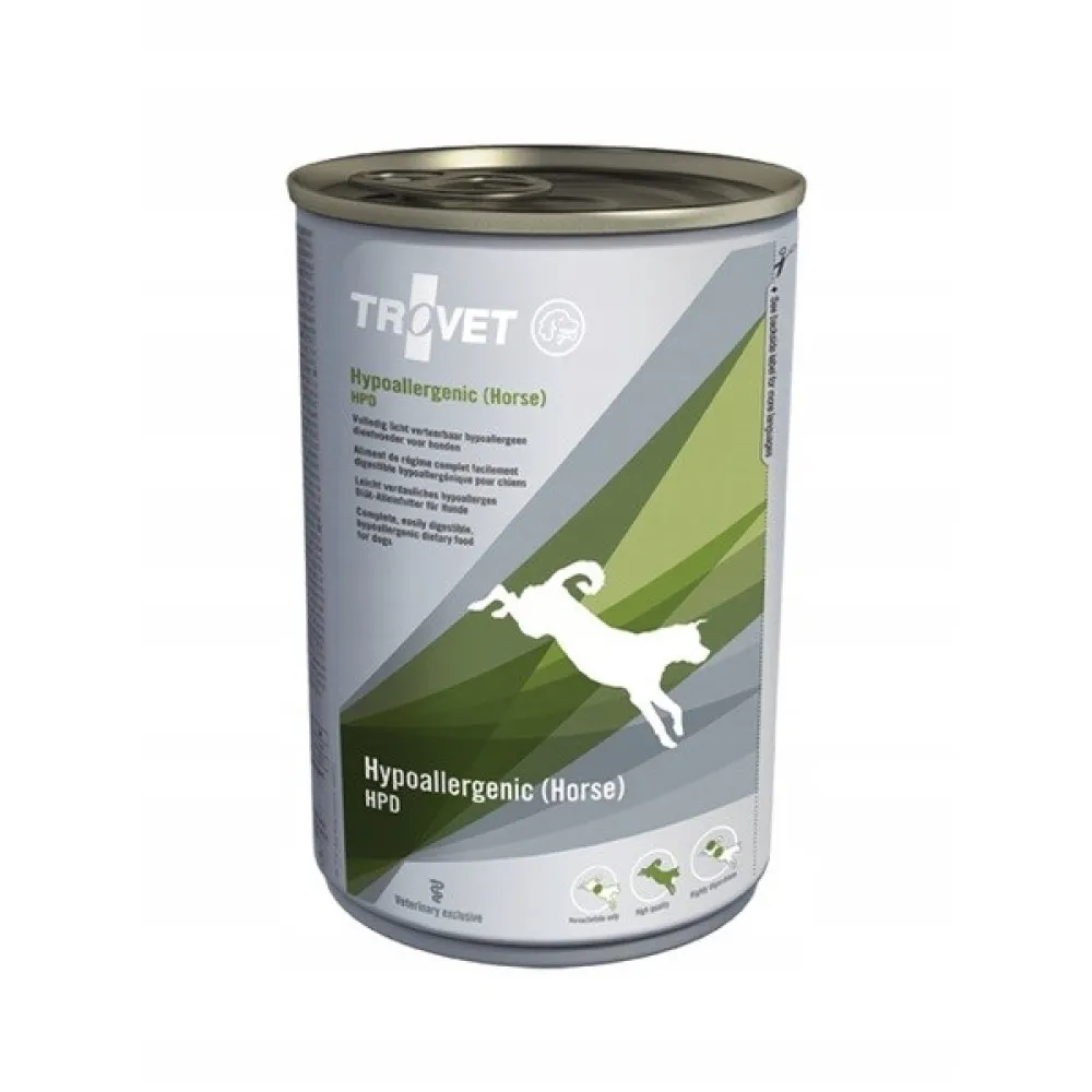 TROVET Hypoallergenic HPD z koniną - mokra karma dla psa - 12x400g thumbnail 2