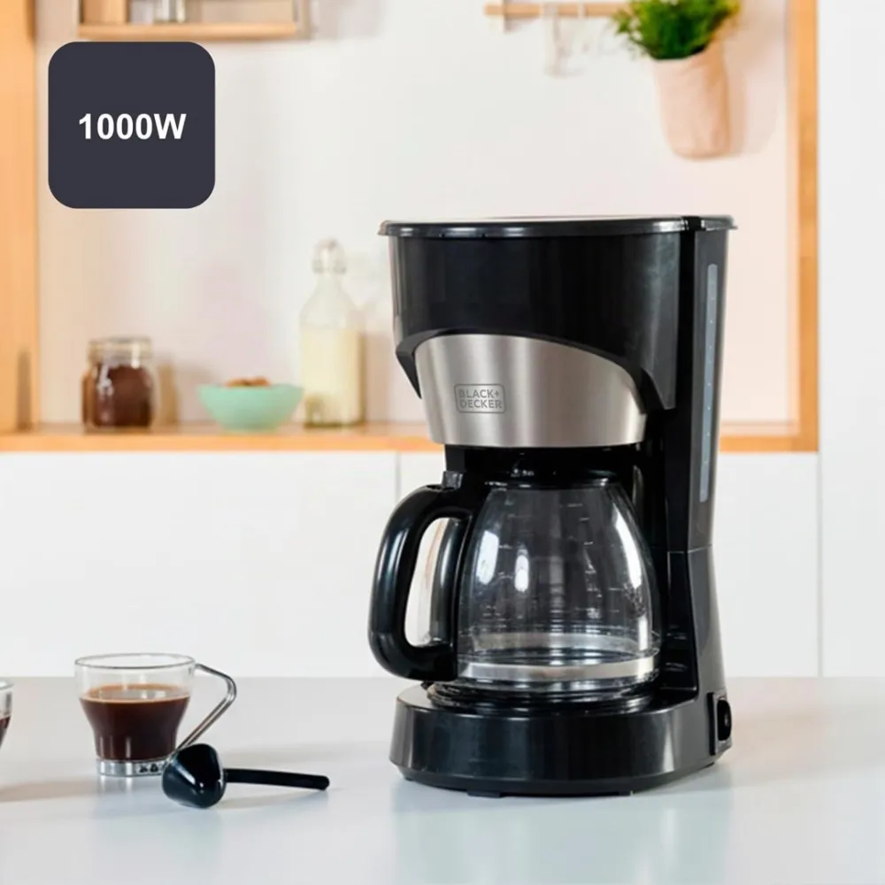 Ekspres przelewowy Black+Decker BXCO1001E 1000W, 12 filiżanek thumbnail 2