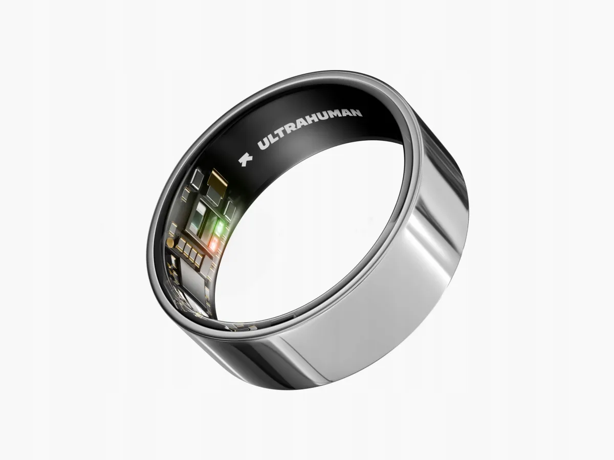 Smart ring Ultrahuman Ring Air srebrny inteligentny pierścień rozmiar 13 thumbnail 3