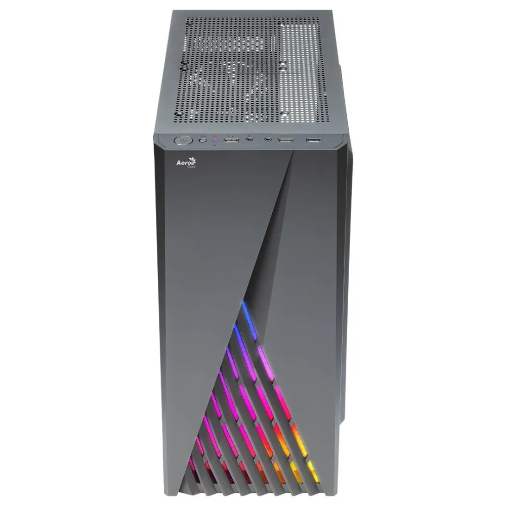 Obudowa AEROCOOL PGS DELTA-A-BK-v1 RGB czarna thumbnail 3