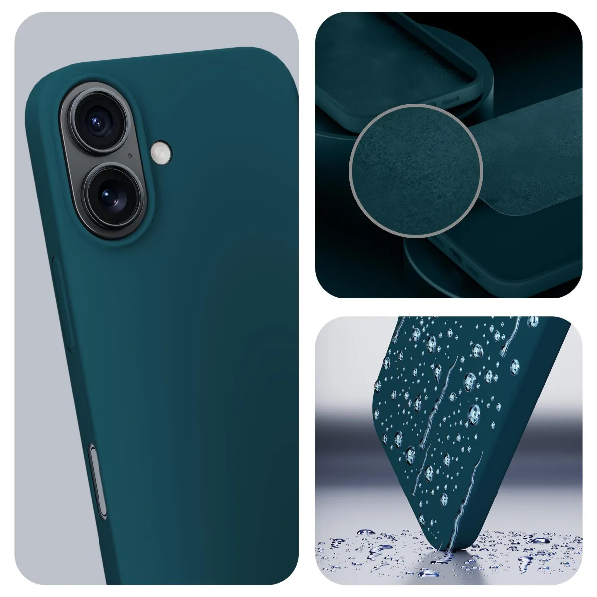Apple iPhone 16 - 3mk Hardy Mellow Case Green thumbnail 2
