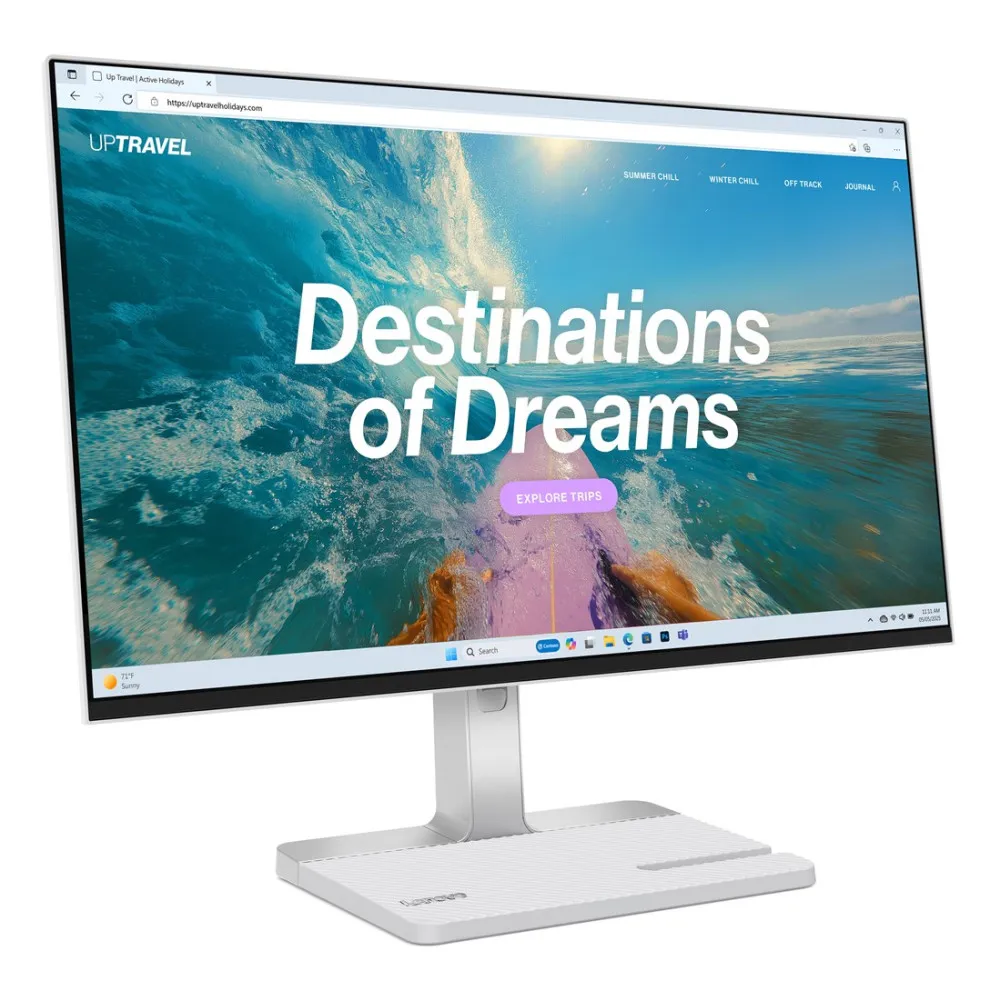 Lenovo L24D-4C 23.8FHD HDMI, DP, USB Cloud Grey thumbnail 3