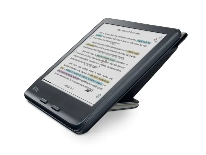 Etui do czytnika ebook Kobo Libra Colour case ochronny z klapką czarny thumbnail 3
