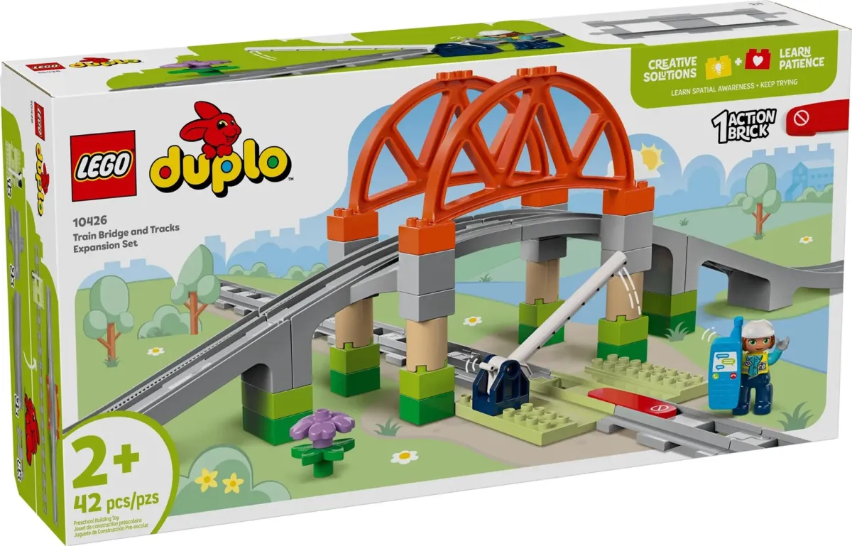LEGO Duplo 10426 - Most i tory kolejowe - zestaw rozszerzający thumbnail 2