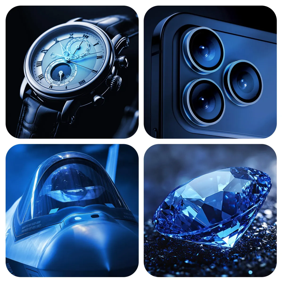 Apple Iphone 14Pro/14Pro Max/15Pro/15Pro Max/16Pro/16Pro Max/17Pro/17ProMax- 3mk Hardy Sapphire Lens thumbnail 3