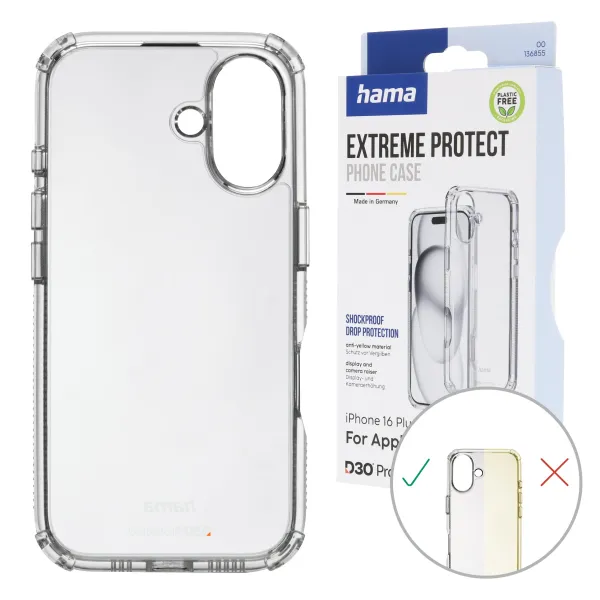 Hama etui case plecki na telefon Hama Extreme Protect D3O iPhone 16 Plus