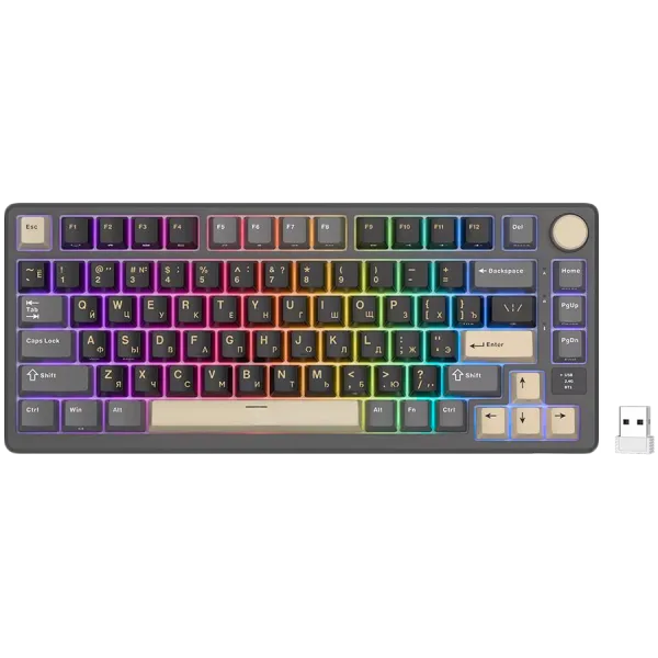 ROYAL KLUDGE RK-M75 Phantom Gaming Keyboard Brown switch