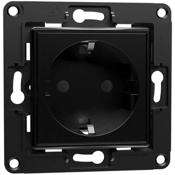 SHELLY Wall Socket EU - black  white inteligentne gniazdko czarne