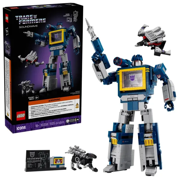 LEGO ICONS 10358 - Transformers: Soundwave