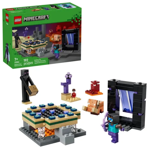 LEGO Minecraft 21584 - Podróż przez portal Netheru i Kresu