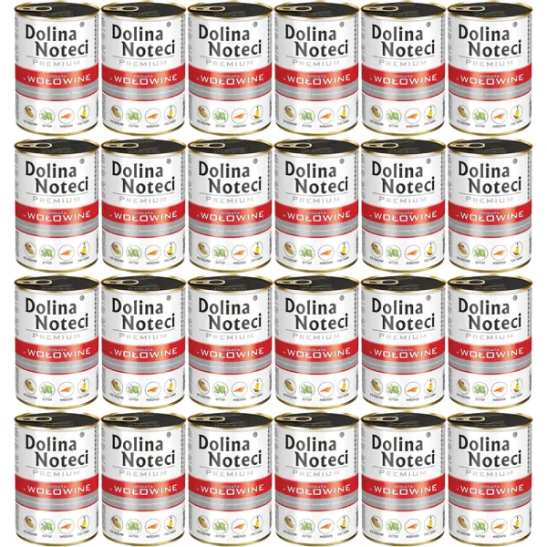 Dolina Noteci Premium Wołowina 24x400g