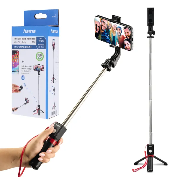 Hama statyw do telefonu smartfona uchwyt selfie stick z pilotem bluetooth