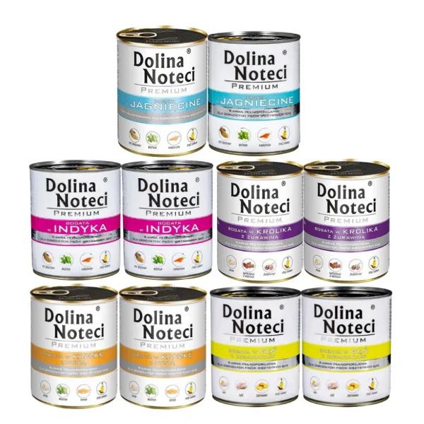 Dolina Noteci Premium MIX smaków 10x800g