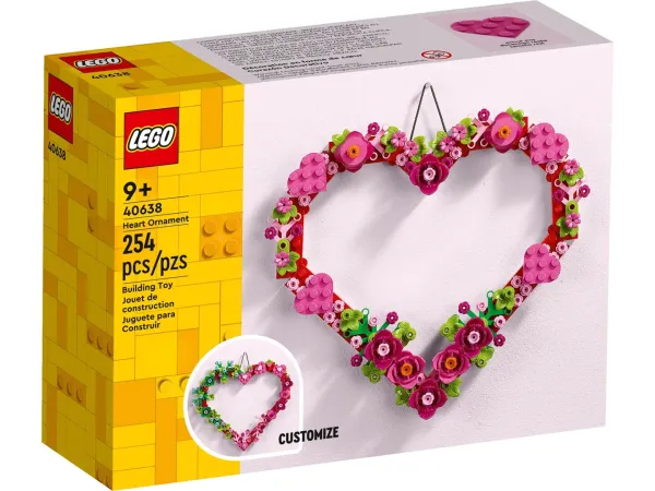 Klocki LEGO Okolicznościowe 40638 - Ozdoba w kształcie serca