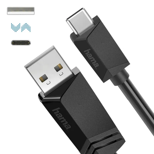 KABEL USB 2.0 TYP C - USB A, 3M