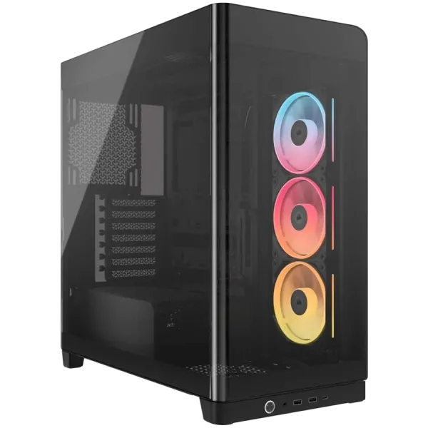 CORSAIR FRAME 4500X LX-R RGB Tempered Glass Mid-Tower, Black