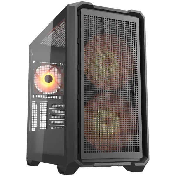 COUGAR Obudowa MX600 Mini RGB, Mini Tower, Czarna