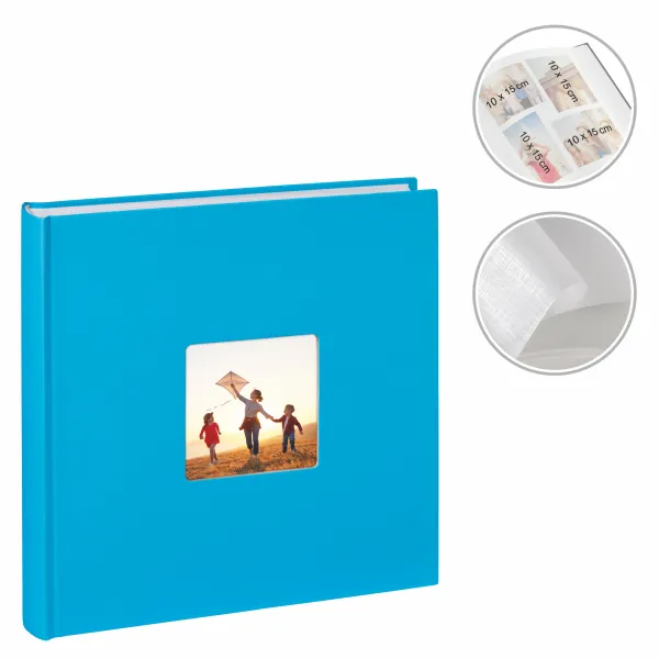 Hama album na zdjęcia FINE ART JUMBO 30x30 100 stron BŁĘKITNY BIAŁE KARTKI