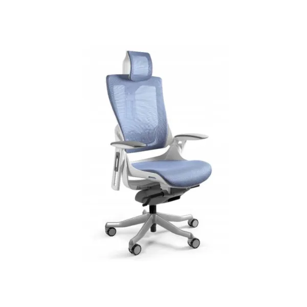 Fotel biurowy Wau 2 NW43 siatka royalblue/biały