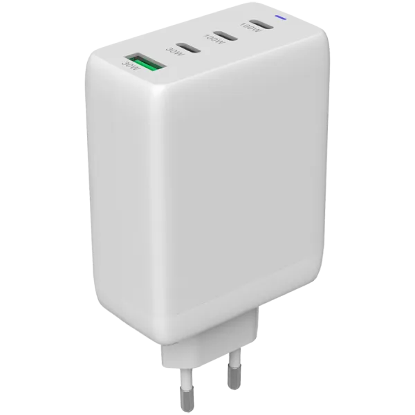 CANYON Ładowarka sieciowa CU100ACC GaN 100W 3xPD 1xQC EU Biała