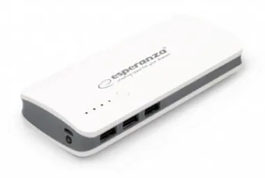 ESPERANZA POWER BANK RADIUM 8000MAH BIAŁO/SZARY
