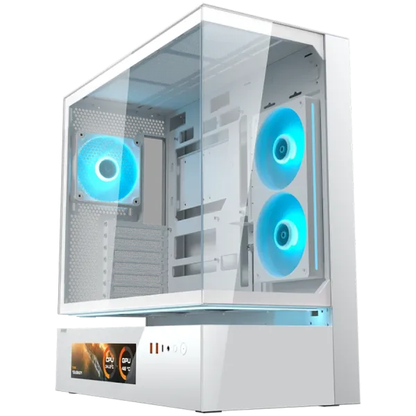 COUGAR CFV235 Vision PC Case, Mid Tower, White