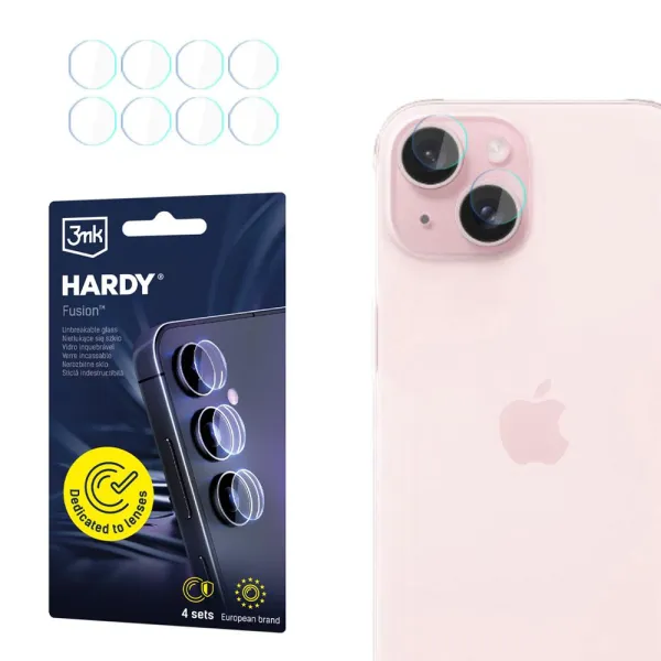 Apple iPhone 15 Plus - 3mk Hardy Fusion Lens Protection