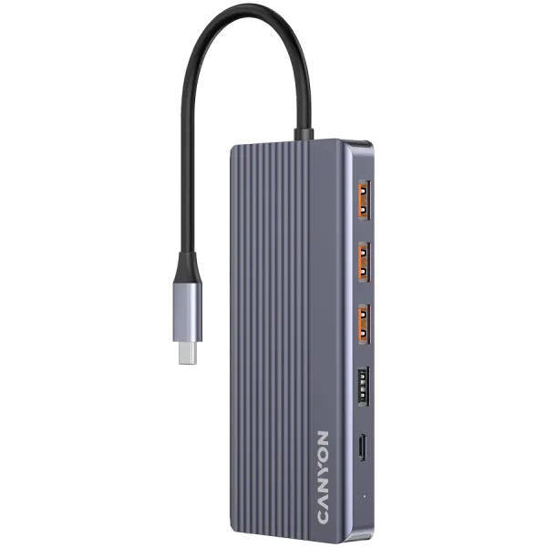 CANYON HUB DS-16 13 w 1 4k USB-C Szary