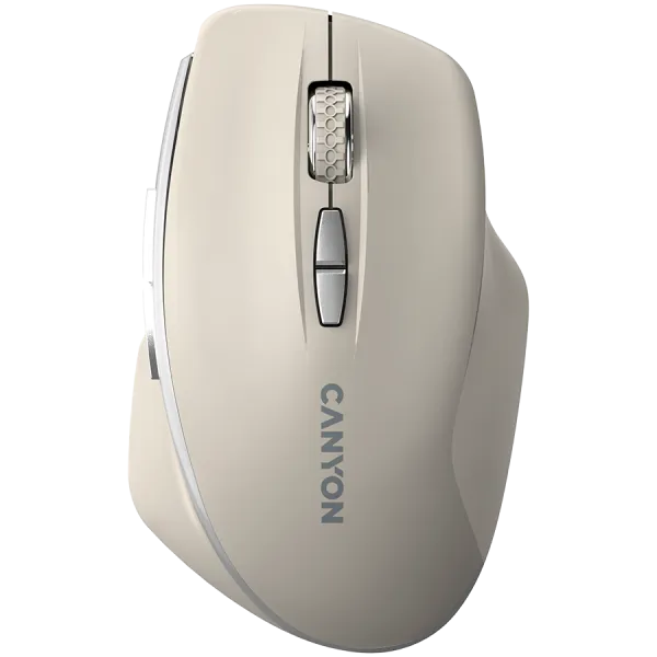 CANYON Mysz bezprzewodowa MW-21 BLU LED BT Cosmic Latte