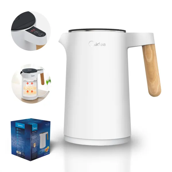 Midea Czajnik elektryczny 1,5L 2200W biały regulacja temperatury termostat