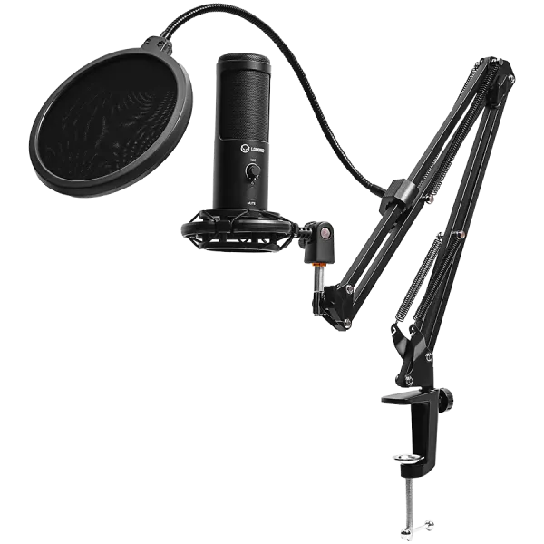 LORGAR Mikrofon Gamingowy Voicer 931, USB, Czarny