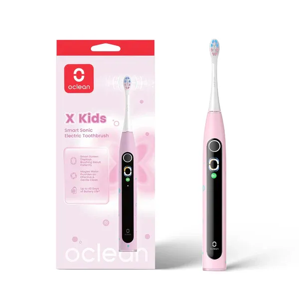 Szczoteczka soniczna dla dzieci Oclean X Kids różowa 5 programów raport