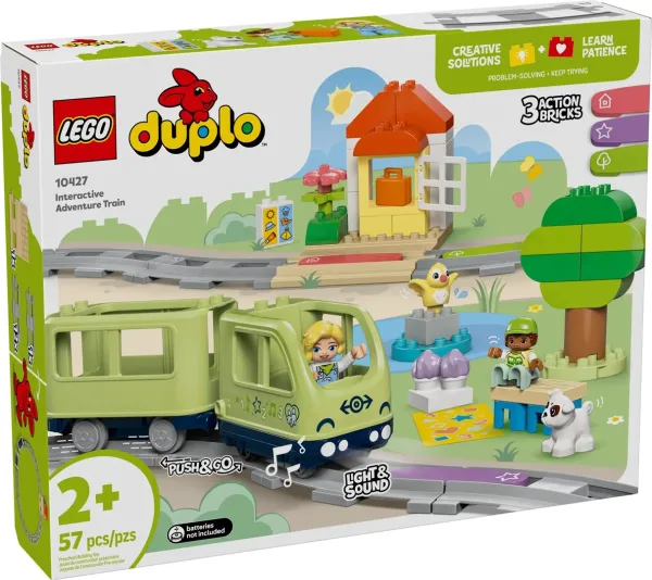 Klocki LEGO Duplo 10427 - Przygoda z interaktywnym pociągiem