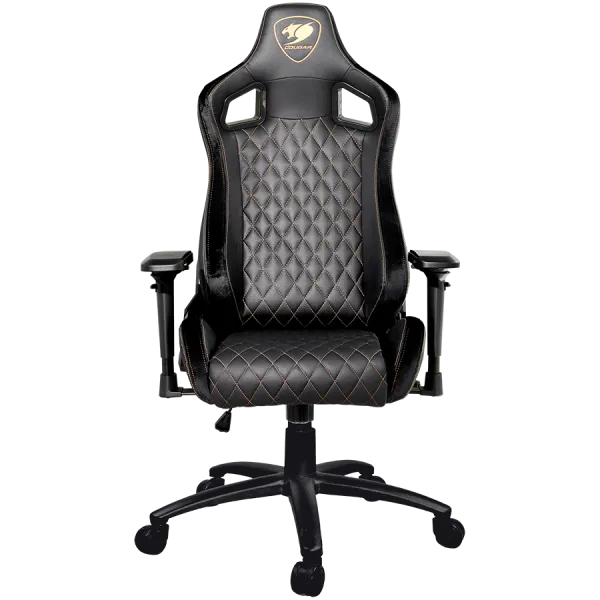 COUGAR Fotel Gamingowy Armor S Royal, Czarno-Z?oty