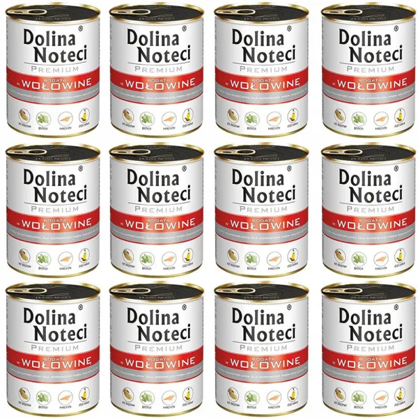 Dolina Noteci Premium dla Psa wołowina 12x800g