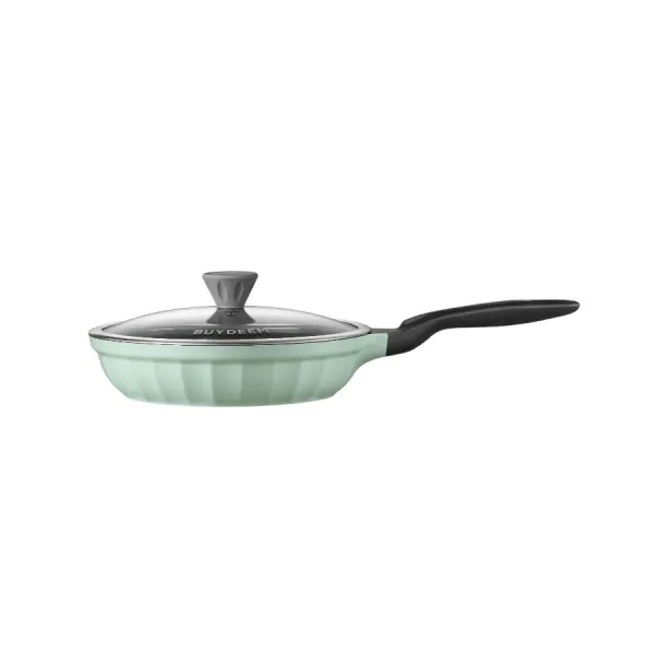 BUYDEEM Patelnia alum. nieprzywierająca 28 cm CP182 Cozy Greenish