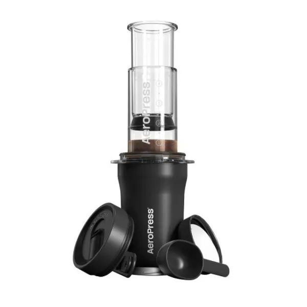 Zaparzacz do kawy Go Plus   kubek czarny AeroPress